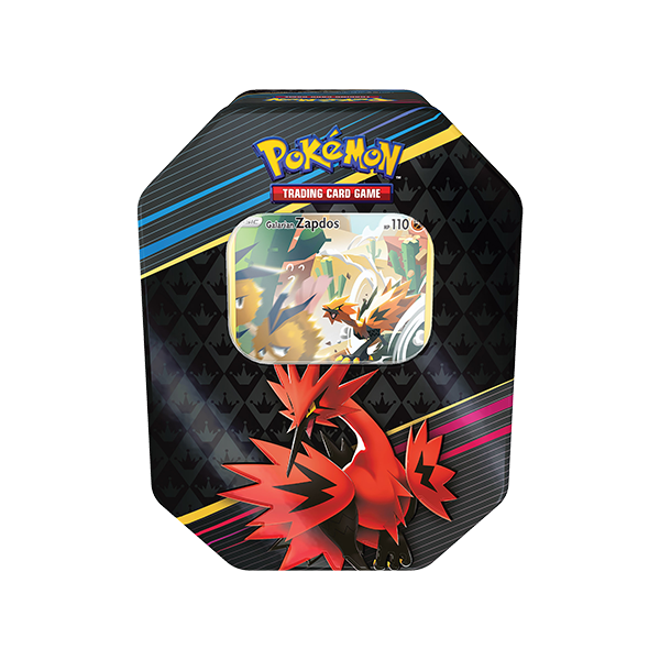 Pokemon TCG – Crown Zenith: Galarian Zapdos Tin Box (englisch)