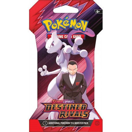 Pokemon - Scarlet & Violet Destined Rivals SV10 Sleeved Einzelbooster (englisch)