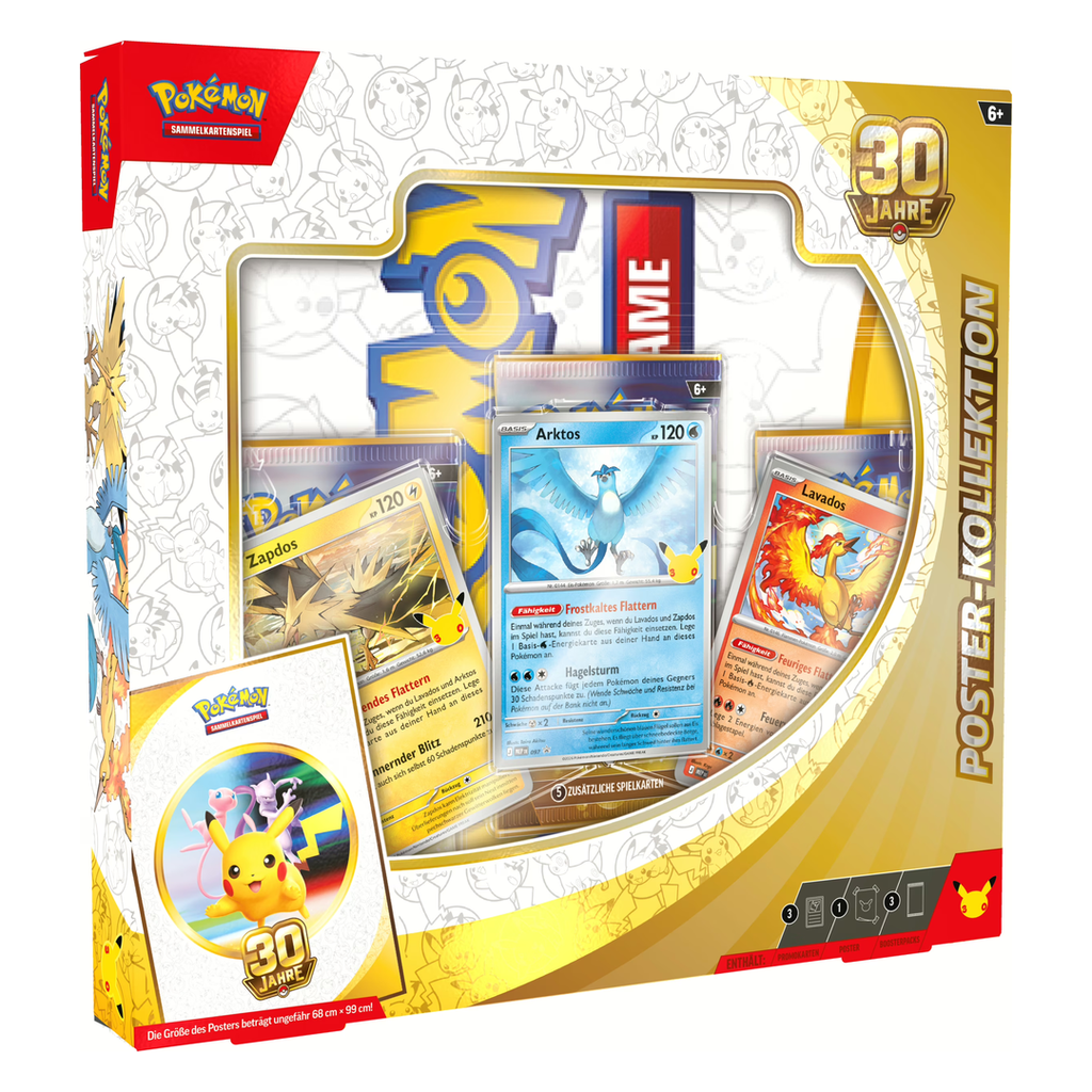 Pokémon 30 Jahre – Poster-Kollektion (deutsch)
