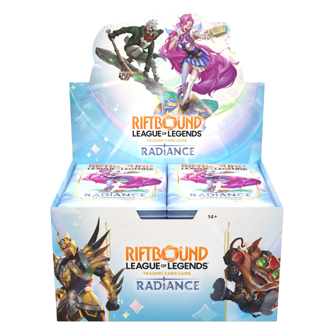Riftbound League of Legends TCG Radiance Booster Display 24 Packs Englisch