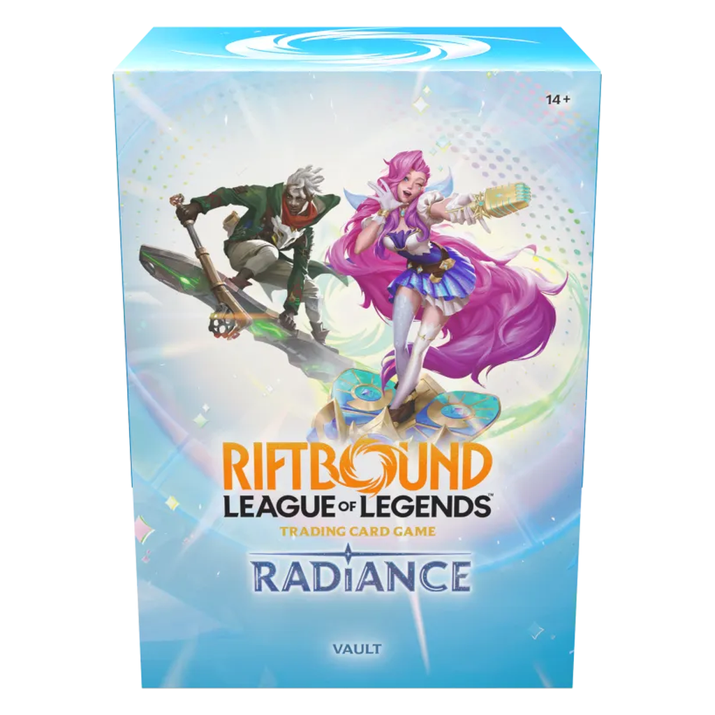 Riftbound Radiance Vault Storage Box mit 6 Boostern Englisch