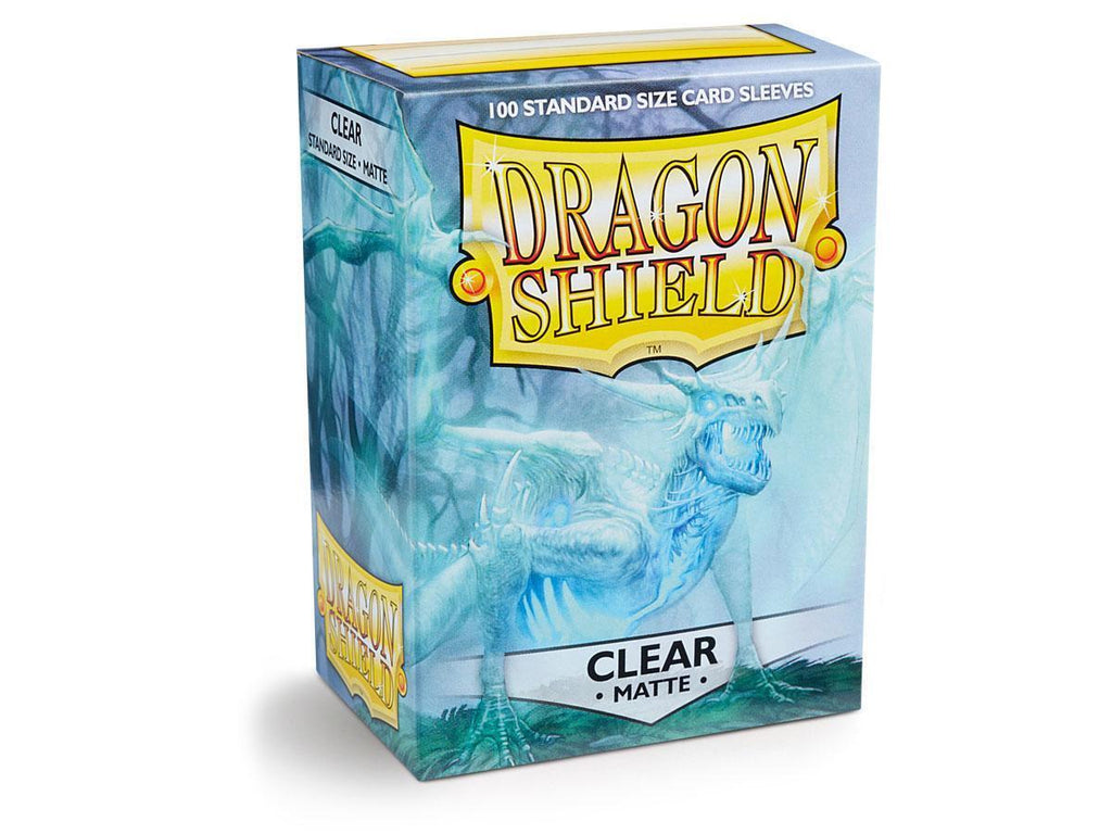 Dragon Shield - 100 Standard Size Card Sleeves - Matte Clear