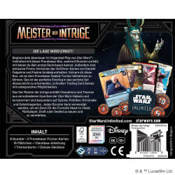 Star Wars: Unlimited – Meister der Intriege Prerelease Kit (Deutsch)