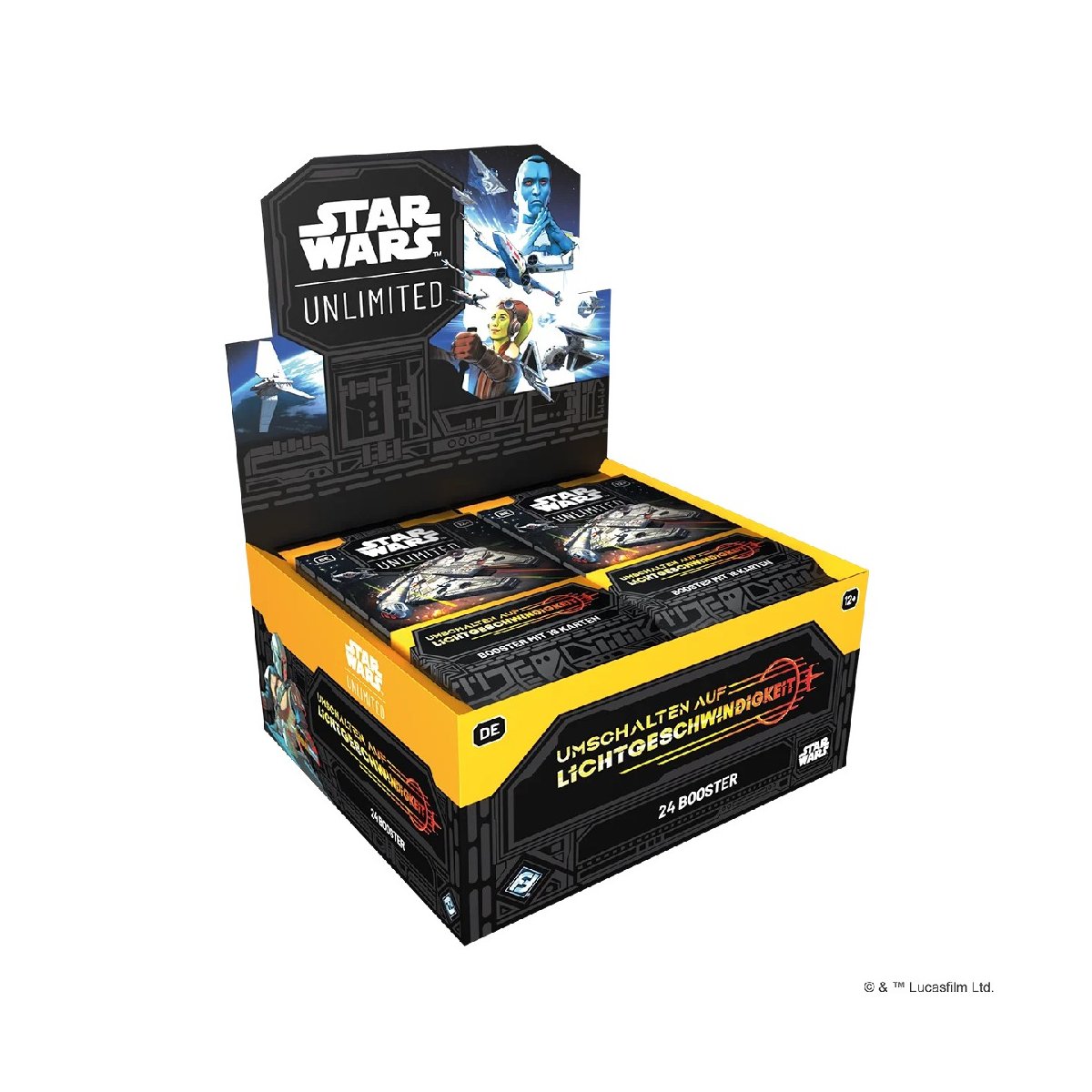 Star Wars: Unlimited - Umschalten auf Lichtgeschwindigkeit Booster-Display (Deutsch)