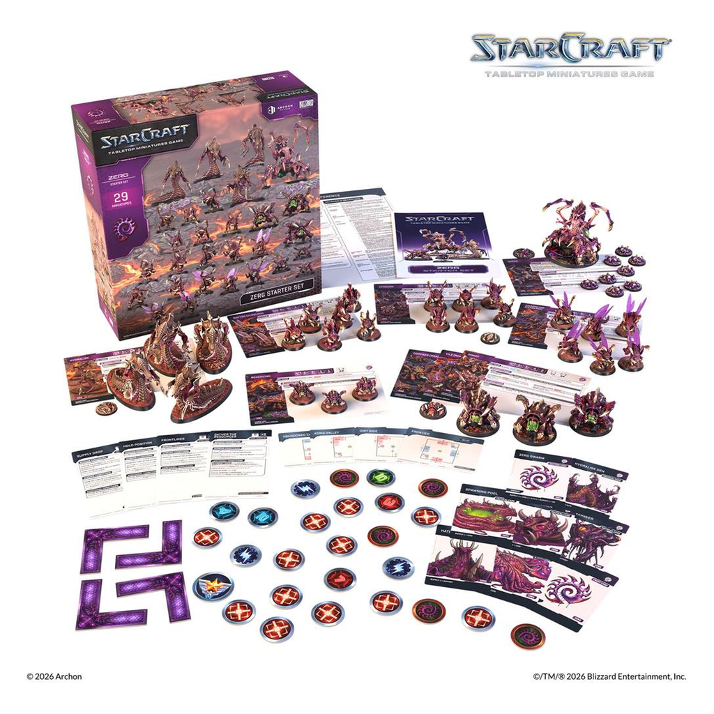 StarCraft TMG Zerg Starter Set Inhalt