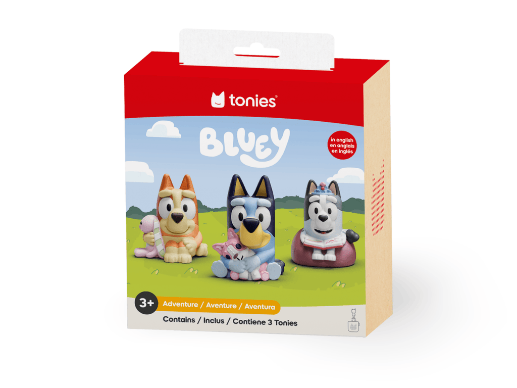 Tonies Bluey 3er-Set Verpackung