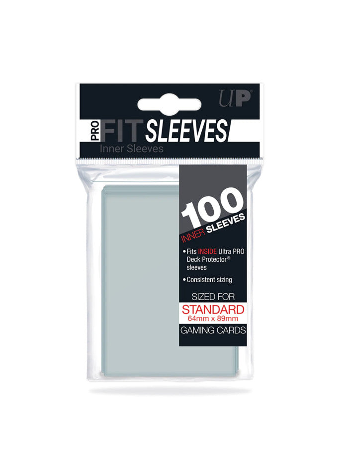 Ultra Pro – Inner Sleeves Side-Loading (100 Stück, Standardgröße, Transparent)