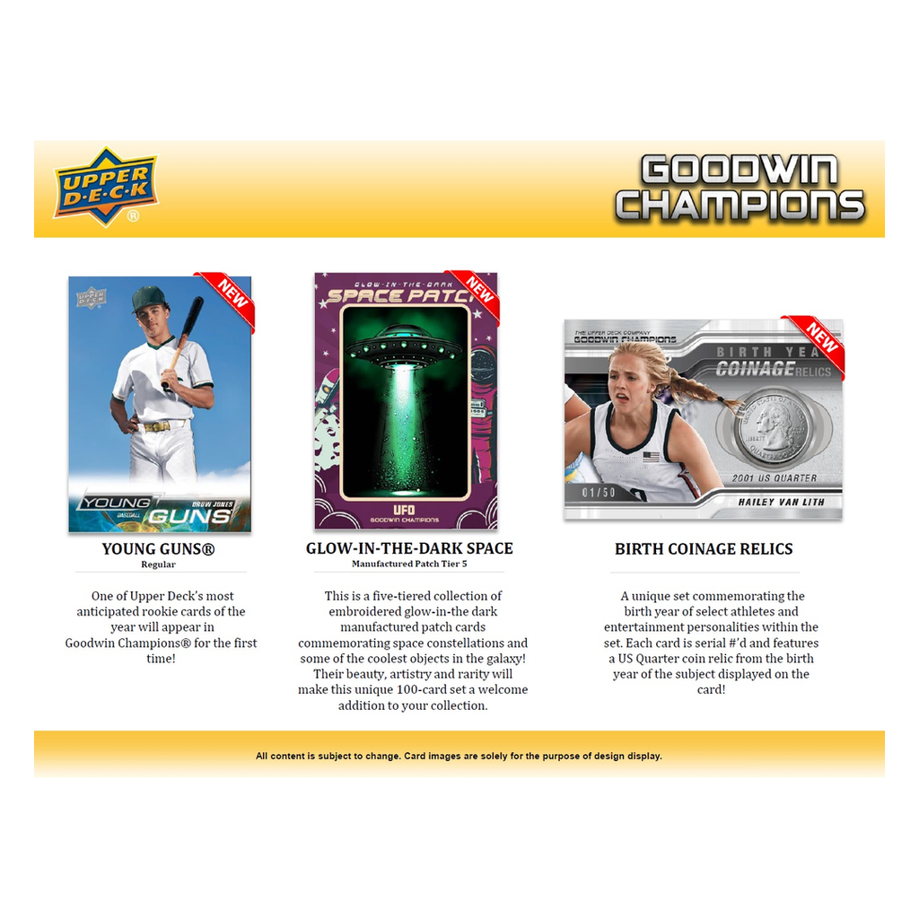 Upper Deck Goodwin Champions 2023 Blaster Box – Ansicht 3