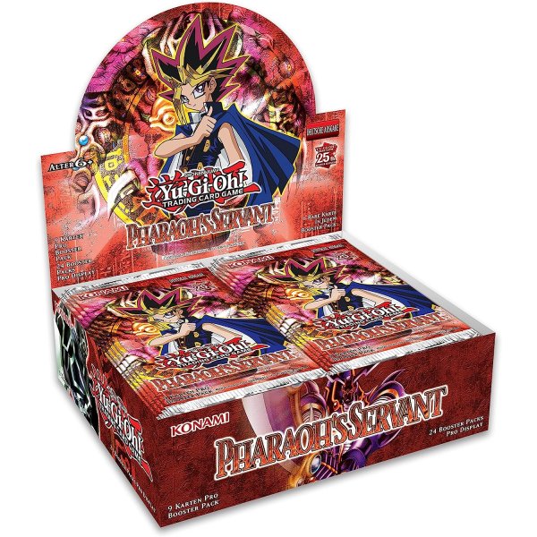 Yu-Gi-Oh! Pharaoh's Servant – 25th Anniversary Booster Display (deutsch)