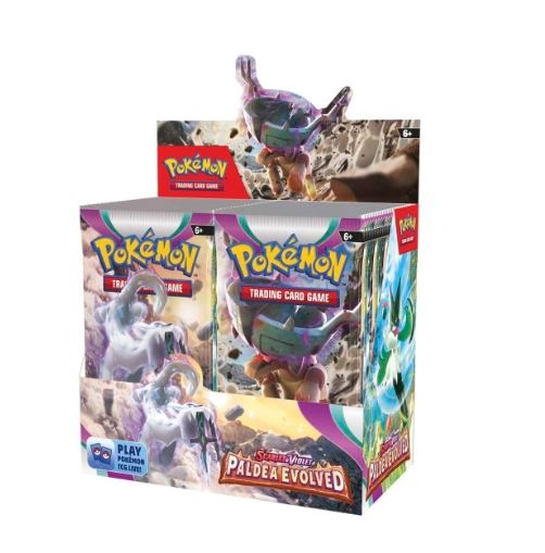 Pokemon Scarlet & Violet SV02 Paldea Evolved Display 36 Booster (englisch)
